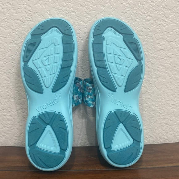 Vionic Serene Tia Backstrap Sandals Teal Size 11 - Picture 7 of 8